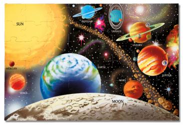 Картонный пазл «Солнечная система»