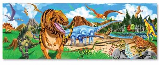Картонный пазл «Страна динозавров»